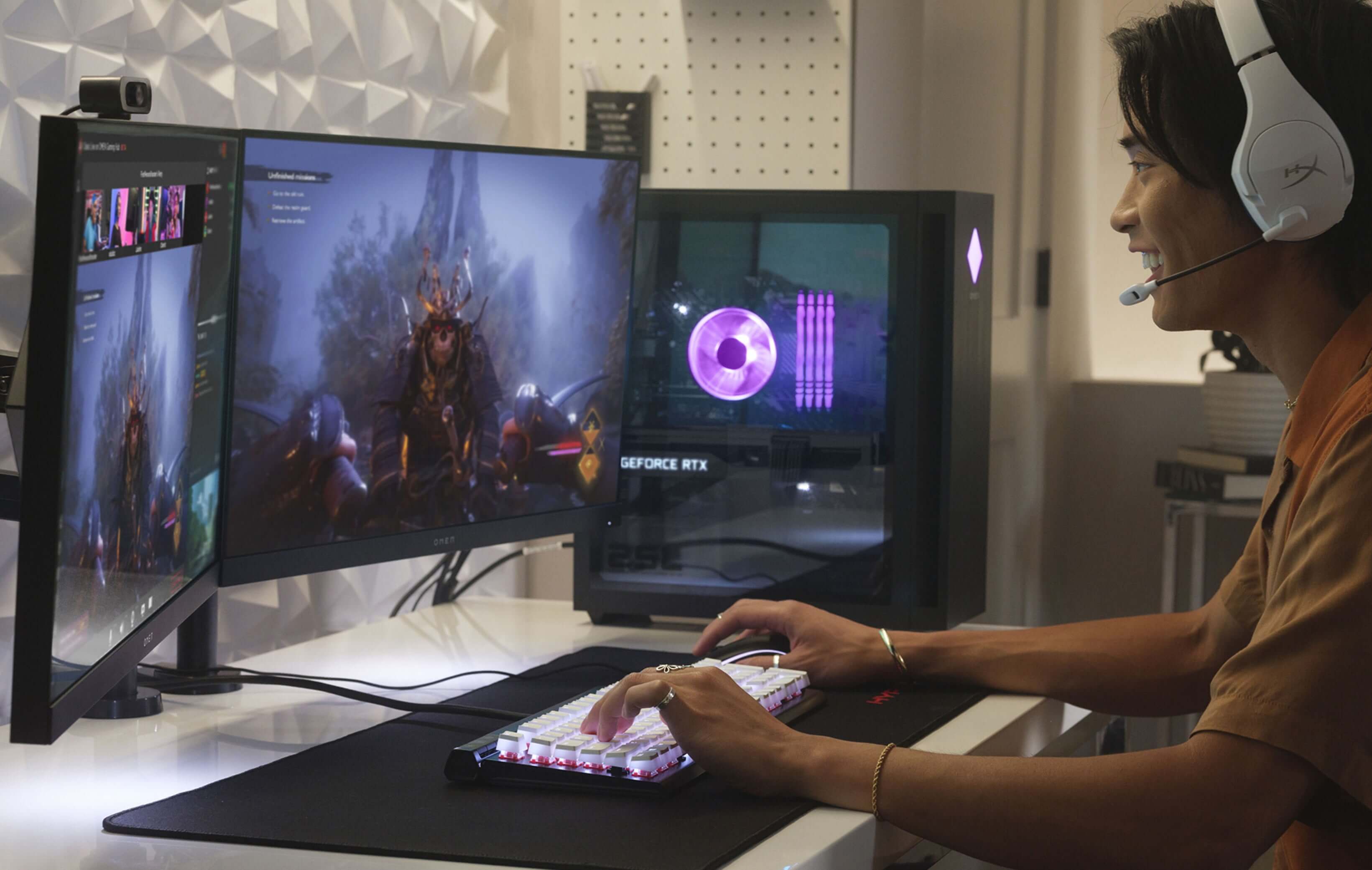 OMEN 30L asztali gép, OMEN 27c gamer monitor, Victus és OMEN gamer laptopok