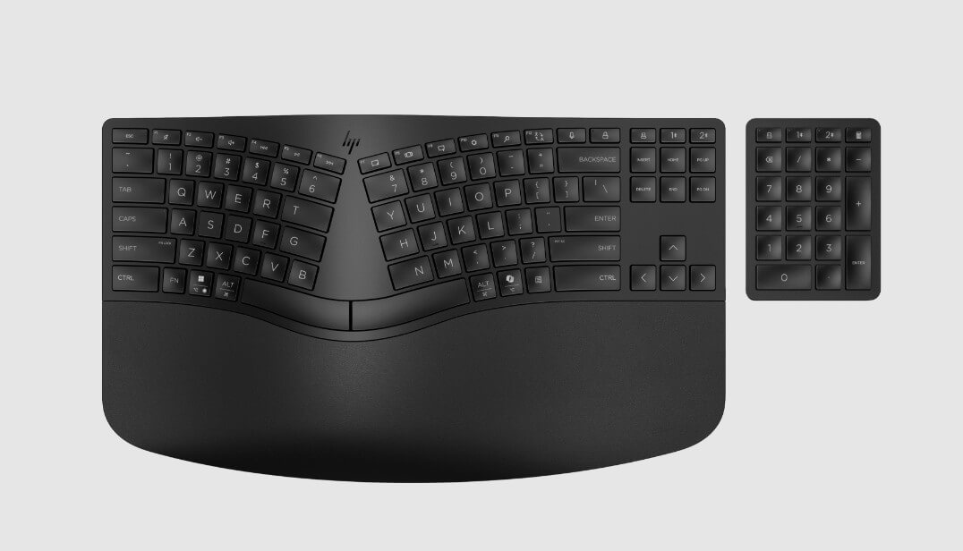 HP 960 Ergonomic Wireless Keyboard HP 960 Ergonomic Wireless Keyboard